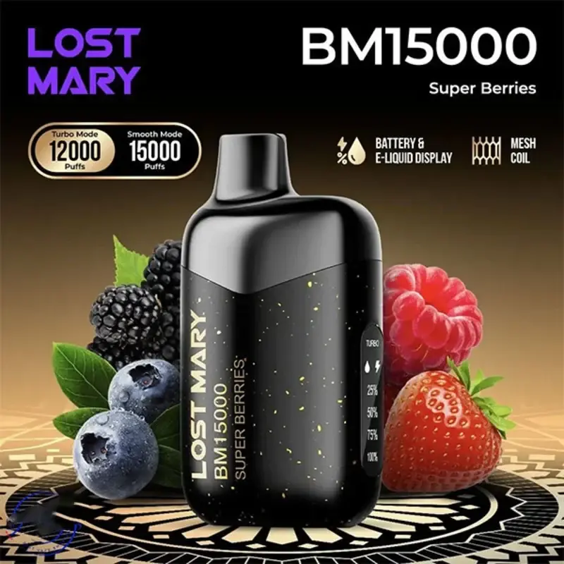 Ivory Vapes Super Berries Lost Mary BM15000 Puffs